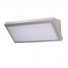 Aplique de Pared Exterior For Lights SAMPER Gris IP65