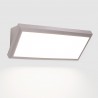 Aplique de Pared Exterior For Lights SAMPER Gris IP65