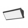 Aplique de Pared Exterior For Lights SAMPER Negro IP65