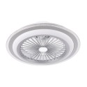 Ventilador de Techo Fabrilamp Santa Ana Plata LED 80W CCT con Mando