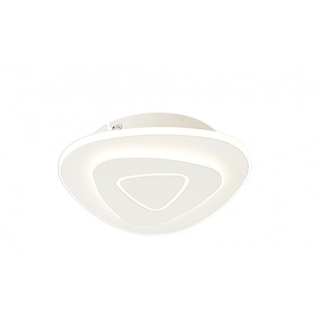 Plafón de Techo LED Lumsevi Eros Pequeño Triangular Blanco 26cm 40000K