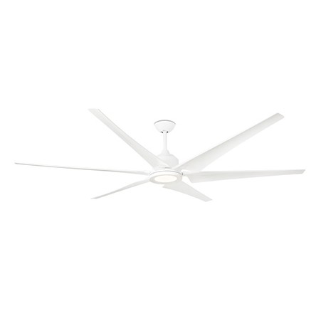 Ventilateur de plafond FARO Cies avec lumière 210cm Blanc 6 Pales