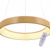 Elegant Colgante Redondo Madera 60cmLed con mando iluminación inteligente circadiana