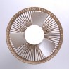 Ventilador de Techo Sulion Wire DC Blanco Boho con fibras Naturales