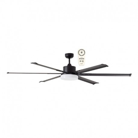 Ventilador de Techo Martec Albatross Negro DC 180cm con Luz