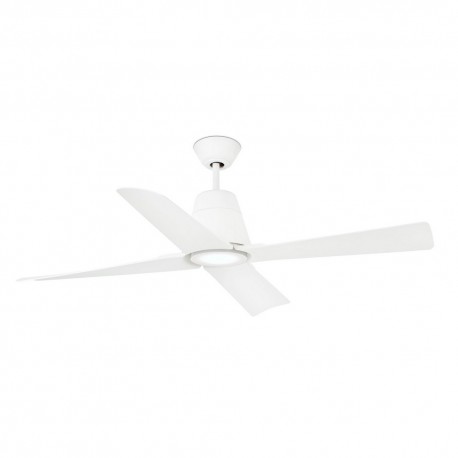 Ventilador de Techo Faro Typhoon 130cm Blanco DC 4 Palas Ip44 Con luz