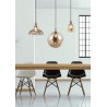 Suspension Trio Aldo Ambre et Bronze ancien 1xE27