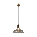 Suspension Trio Aldo Ambre et Bronze ancien 1xE27