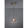 Suspension Trio Aldo Ambre et Bronze ancien 1xE27