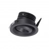 Mini Empotrable Mantra Neptuno 3W LED 210lm 2700k Negro