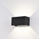 Applique murale d'extérieur LED Mantra Davos Noir 24W 4000k IP54