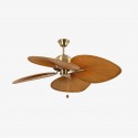 Ventilador de Techo Faro Cuba 132cm Oro Viejo/Marrón 4 Palas