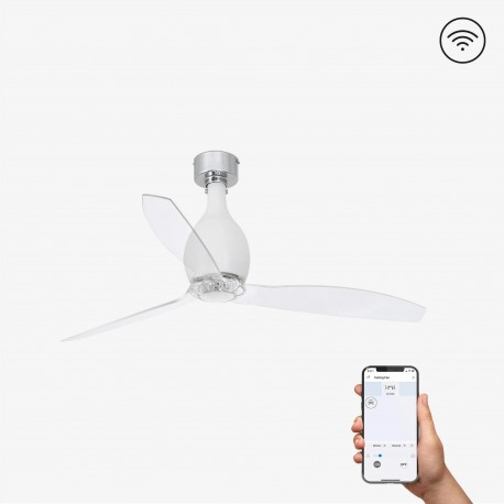 Ventilador de Techo Faro Mini Eterfan 128cm Blanco Mate Smart Fan