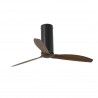 Ventilateur de Plafond Faro Tube Fan 128cm Noir Mat/Noyer Smart Fan