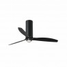 Ventilador de Techo Faro Tube Fan DC 128cm Negro Mate Con luz Smart Fan