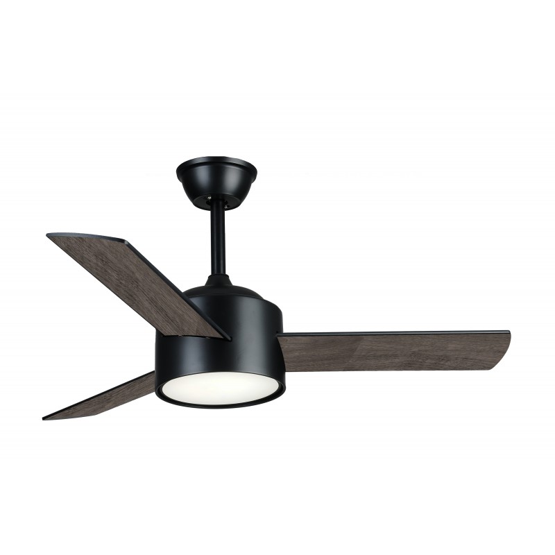 Ventilador negro y madera 178 cm diámetro JUST FAN