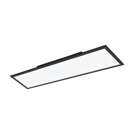 Plafón de Techo Eglo Salobrena-Z Connect Rectangular Negro 30x120cm