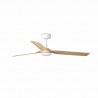 Faro Punt Ventilateur de Plafond 132cm Blanc 3 Pales Bois