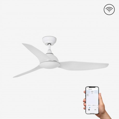 Ventilador de Techo Faro Sioux 132cm Blanco 3 Palas Smart Fan