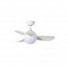 Ventilador de Techo Faro Hvar 97cm Blanco 3 Palas Led 24W Smart Fan