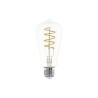 Bombilla E27 Pera LED Filamento transparente 4.5W Ø 64mm