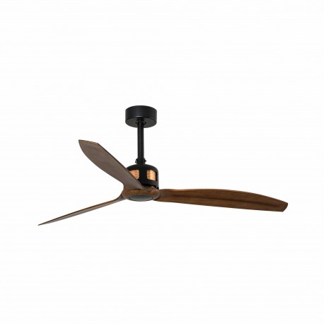 Ventilador de Techo Faro Copper Fan 128cm Negro/Nogal Sin Luz