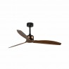 Ventilador de Techo Faro Copper Fan 128cm Negro/Nogal Sin Luz