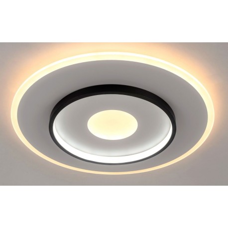 Plafón LED de Techo Maravilla Blanco y Negro 2x36W Regulable