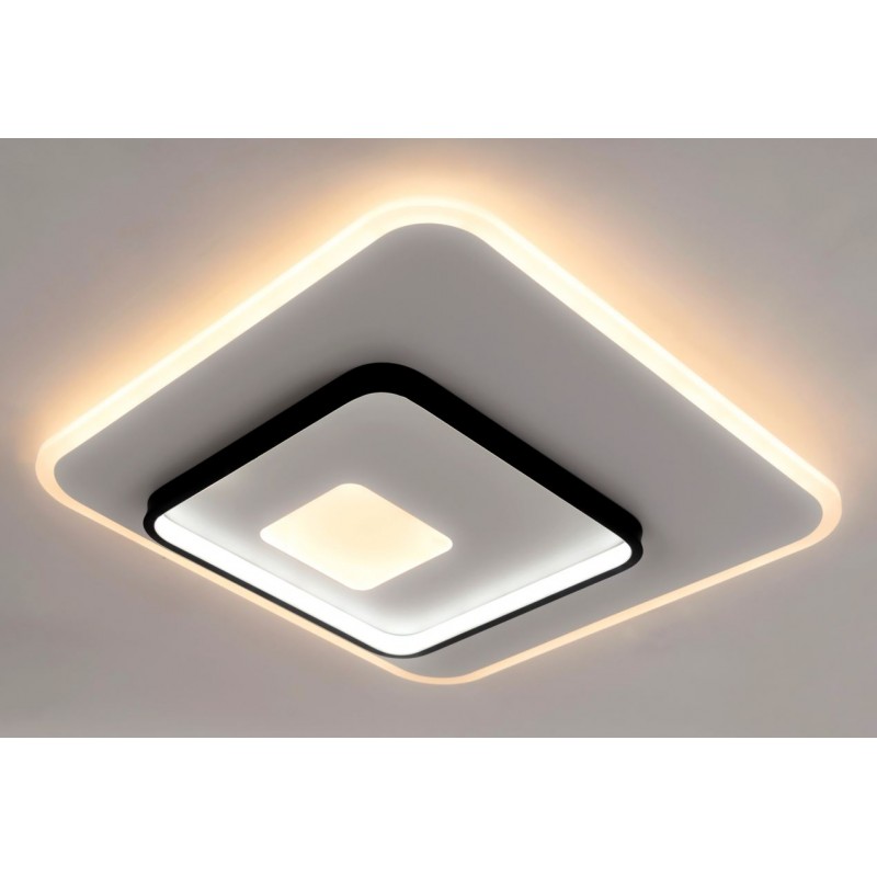 Plafonnier LED blanc carré - Nova