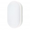 Aplique de Pared Exterior Oval Blanco IP54 14W LED