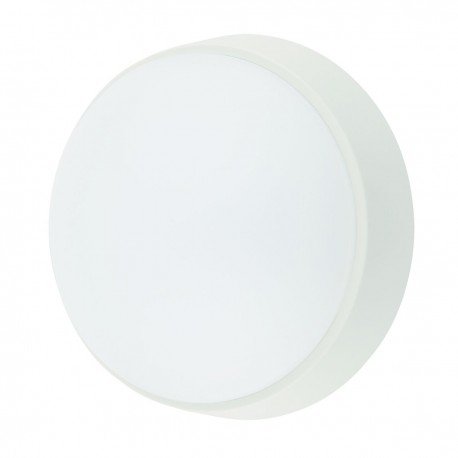 Aplique de Pared Exterior Redondo Blanco IP54 14W LED