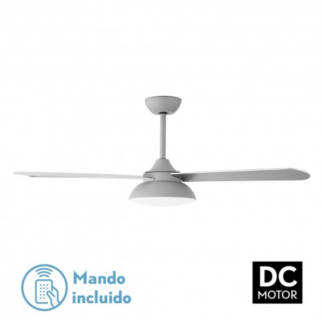 Ventilador de Techo Fabrilamp UMI DC Blanco 3 Palas Blanco/Haya 132cm