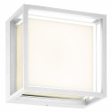 Aplique/Plafón Exterior LED Mantra Chamonix Blanco 9W 16.8cm IP65