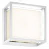 Aplique/Plafón Exterior LED Mantra Chamonix Blanco 9W 16.8cm IP65