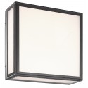 Aplique/Plafón Exterior LED Mantra Bachelor Gris Oscuro 14W 22cm IP65