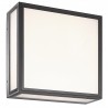 Aplique/Plafón Exterior LED Mantra Bachelor Gris Oscuro 14W 22cm IP65