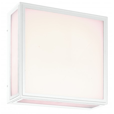 Aplique/Plafón Exterior LED Mantra Bachelor Blanco 14W 22cm IP65