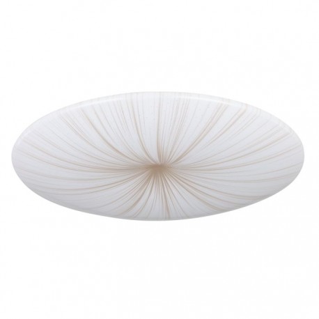 Plafonnier LED Eglo Nieves Blanc/Or 33W 51cm Lumière chaude