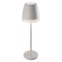 Lámpara de Sobremesa Exterior LED Mantra K3 Blanca Recargable