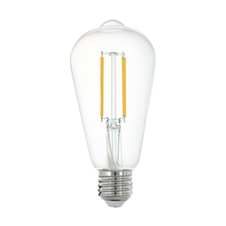 Bombilla Inteligente Eglo Connect ST64 transparente 6W LED 2700k E27