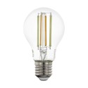 Bombilla Inteligente Eglo Connect A60 transparente 6W LED TW E27