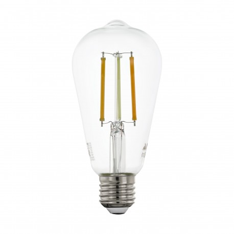 Bombilla Inteligente Eglo Connect ST64 transparente 6W LED TW E27