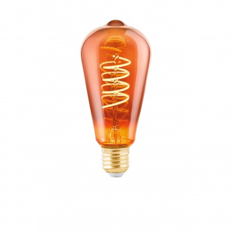 Bombilla decorativa Eglo ST64 Colour Cobre 4W LED 2000k E27