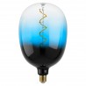 Bombilla decorativa Eglo T180 Colour Azul 4W LED 2000k E27