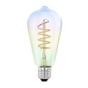 Bombilla decorativa Eglo ST64 Colour Iridiscente 4W LED 1800k E27