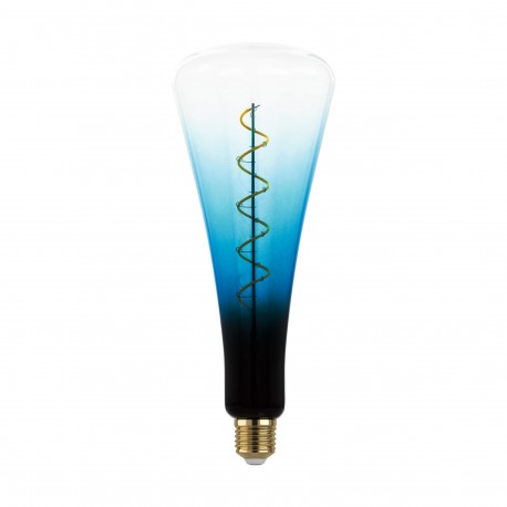 Bombilla decorativa Eglo T110 Colour Azul 4W LED 2000k E27