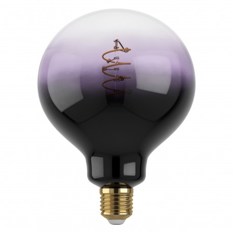 Bombilla decorativa Eglo G125 Colour Púrpura 4W LED 1800k E27