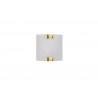 Aplique de Pared Trio Pura Cuero 1xE27 20x20cm