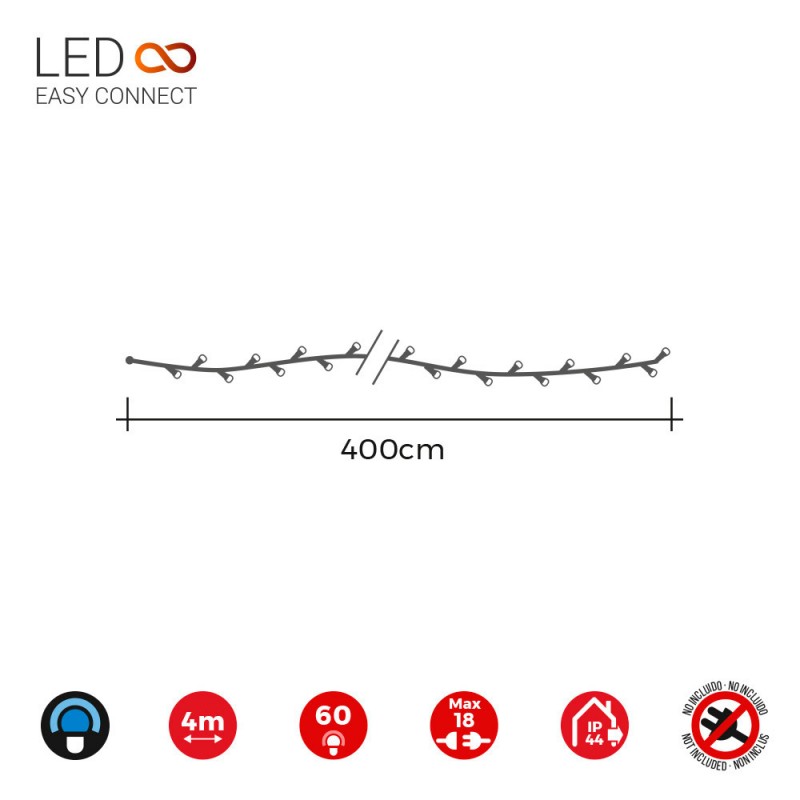 Guirlande Lumineuse Connectable Easy-Connect Bleu IP44