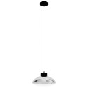Lámpara Colgante Eglo Sarnarra Negro Transparente Claro Ø 30.5cm